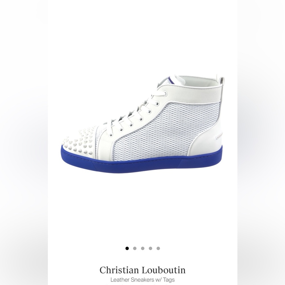 Christian Louboutins Men’s Hightop Sneaker